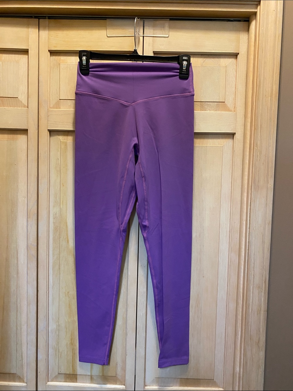 High-Rise Purple Performance Leggings